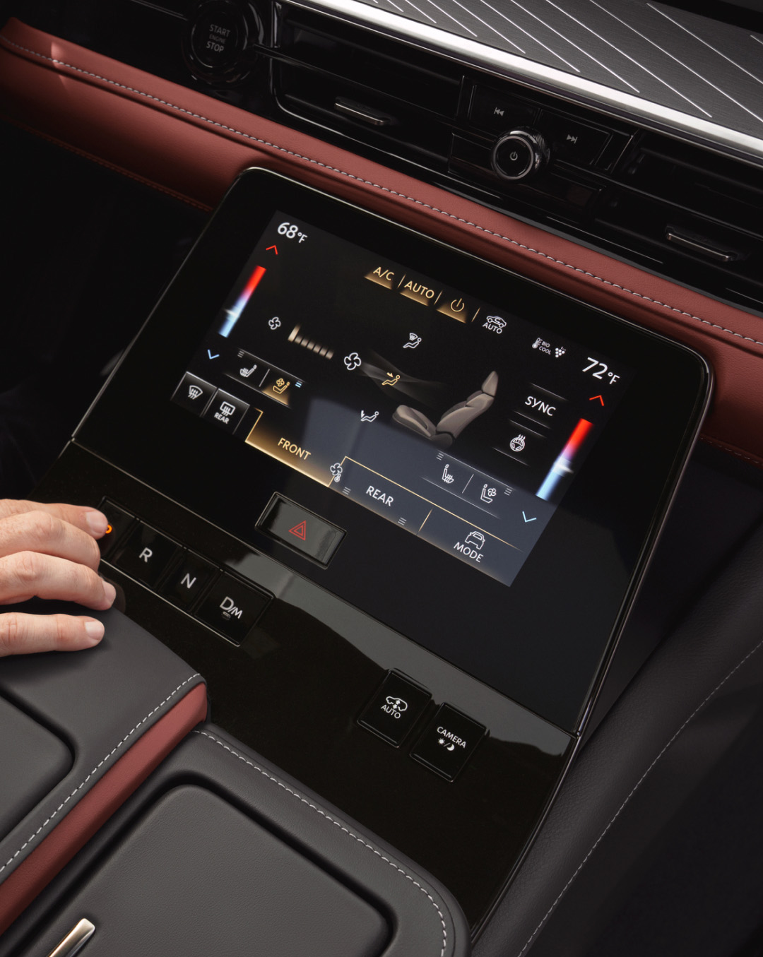2026 INFINITI QX80 biometric cooling system adjusting temperature for individual passengers